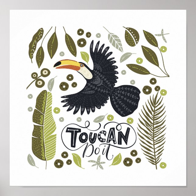Posters Toucan : Ajoutez une touche tropicale à vo (Devant)
