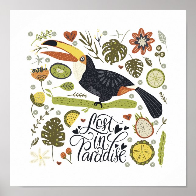 Posters Toucan : Un must pour n'importe quel amour (Devant)