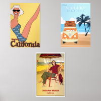 Posters vintage californiens