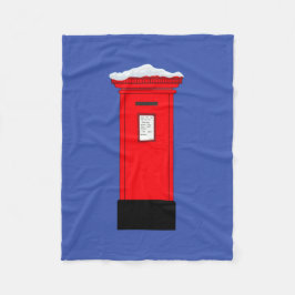 Postfach des Weihnachtsmanns Fleecedecke