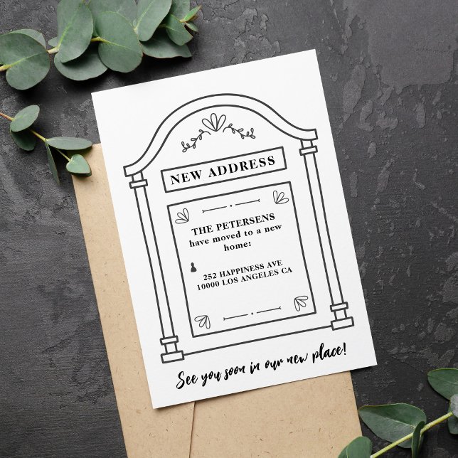 Postfach neue Zuhause-Adresse bewegt Ankündigung (Von Creator hochgeladen)