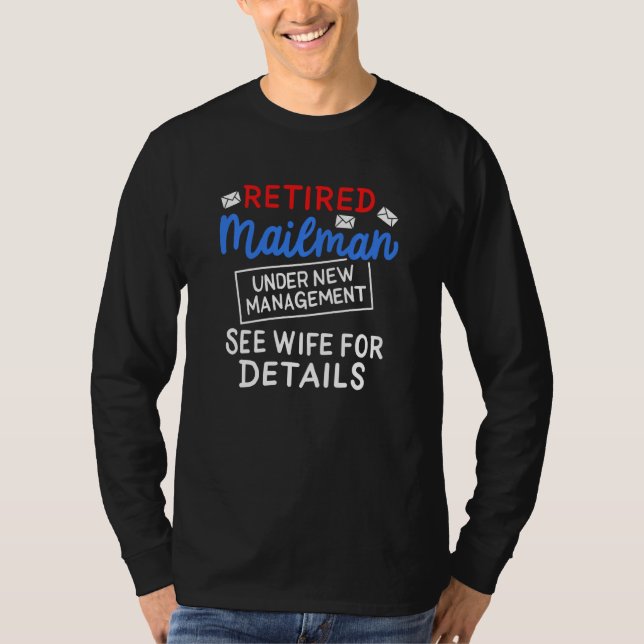 Postfachbrief des Postfachs Posters Postfach T-Shirt (Vorderseite)