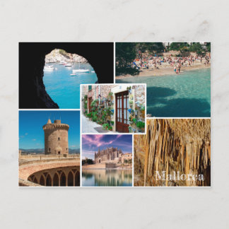 postfotomontaje isla de Mallorca - Majorca Postkarte