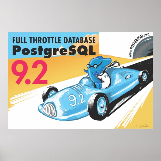 PostgreSQL 9.2 Giant Poster (Vorne)