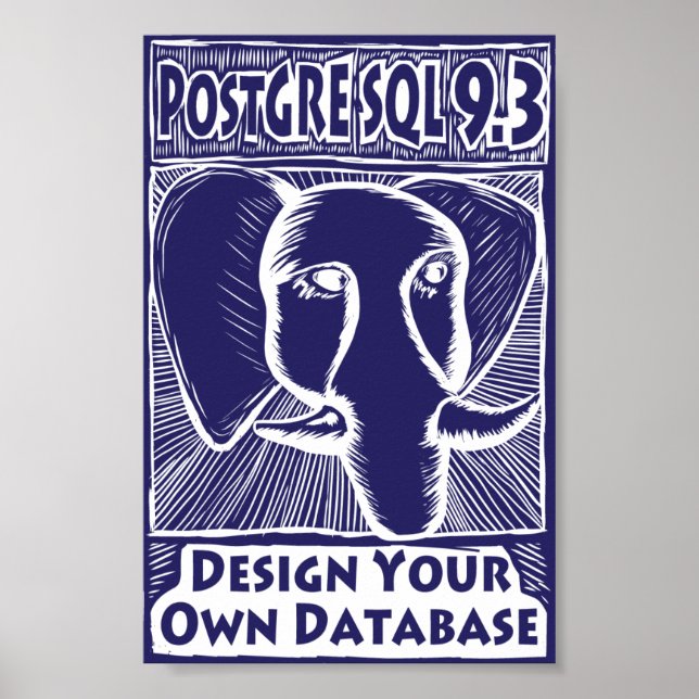 PostgreSQL 9.3 Poster (Vorne)
