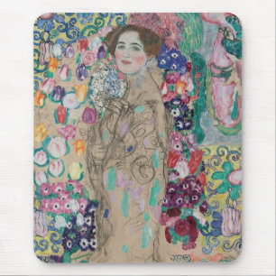 Posthumes Porträt von Ria Munk von Gustav Klimt Mousepad