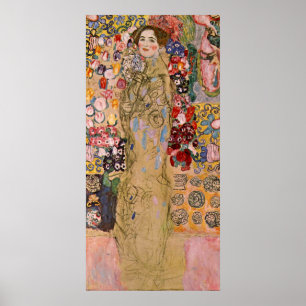 Posthumisches Portrait von Ria Munk von Gustav Kli Poster