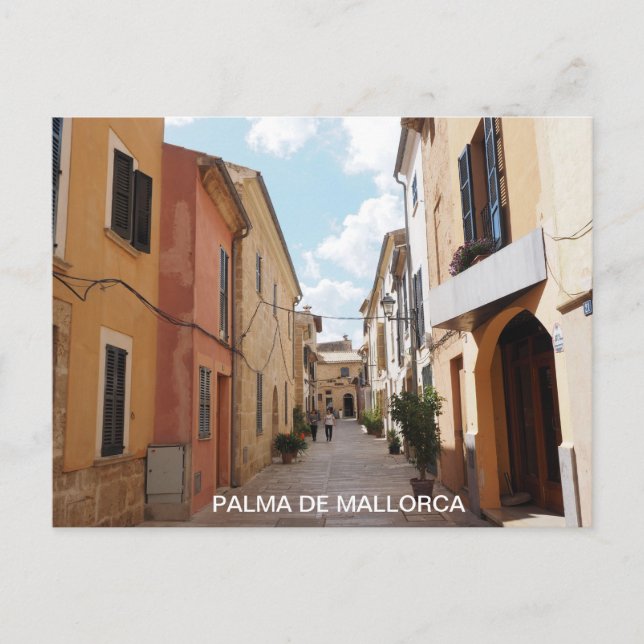 Postkalle Casco antiguo de Palma de Mallorca Postkarte (Vorderseite)