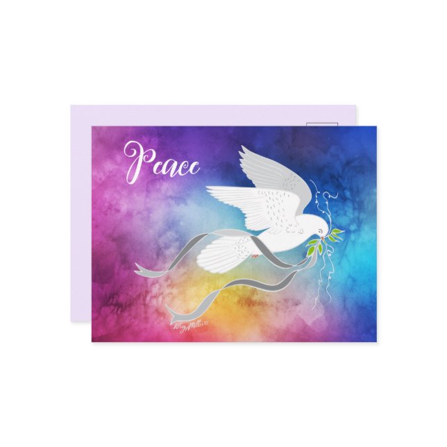 Postkarte (Vorderseite/Rückseite Beispiel)