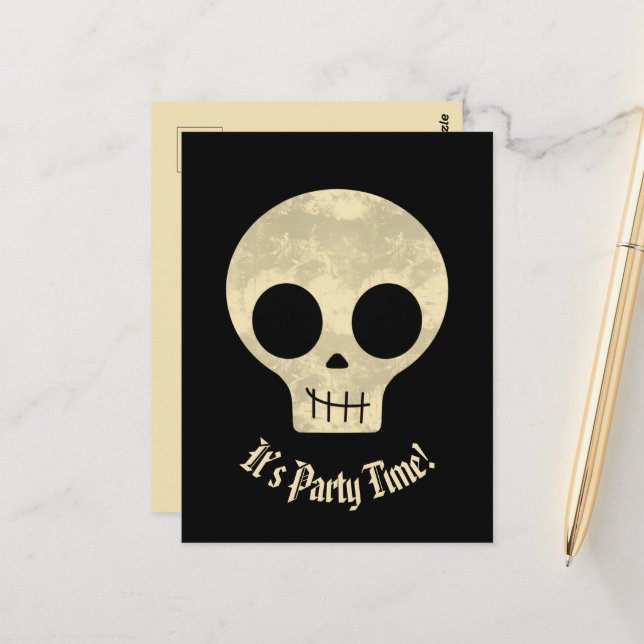 Postkarte (Vorderseite/Rückseite Beispiel)