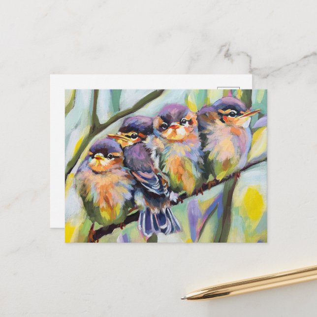 Postkarte (Vorderseite/Rückseite Beispiel)