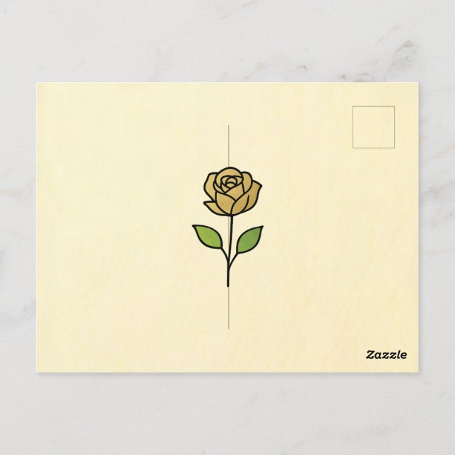 Postkarte (Rückseite)