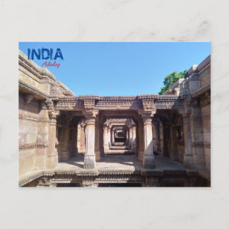 Postkarte - Adalaj - Indien