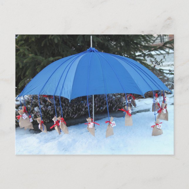 Postkarte - Adventskalender (Vorderseite)