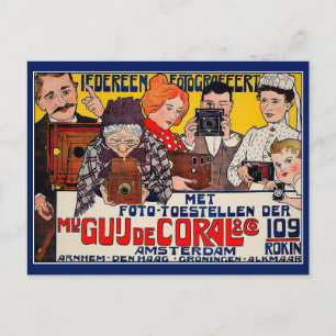 Postkarte: Affiche-Werbung - Kameras Postkarte