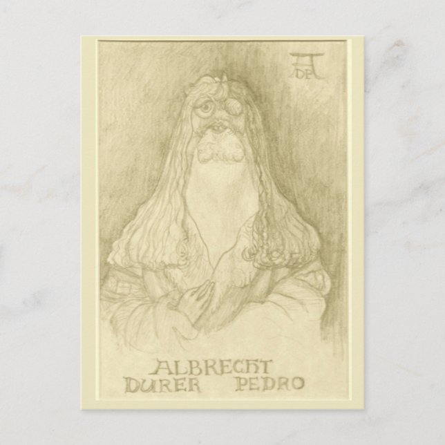 Postkarte "Albrecht Durer Pedro" (Vorderseite)