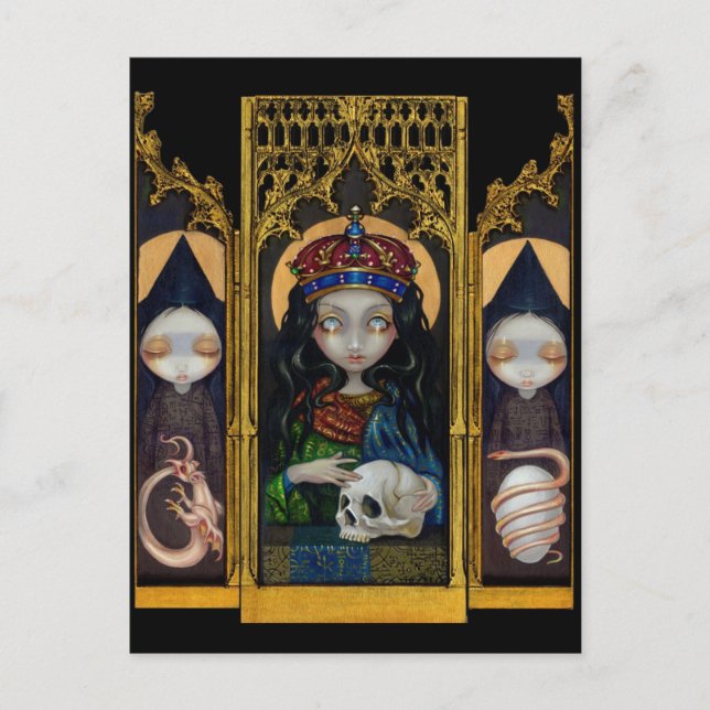Postkarte "Alchemical Queen" (Vorderseite)
