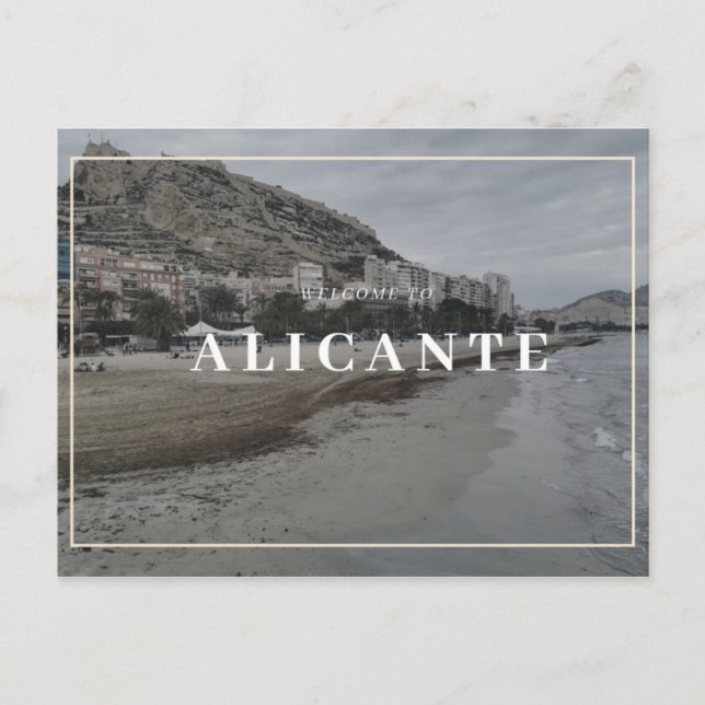 Postkarte Alicante (Vorderseite)