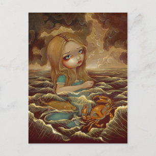 Postkarte "Alice in the Pool of Tars"