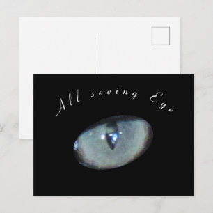 Postkarte - Allsehendes Auge