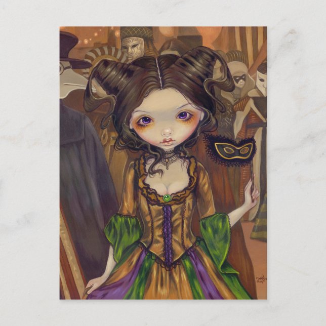 Postkarte "An der Masquerade Ball" (Vorderseite)