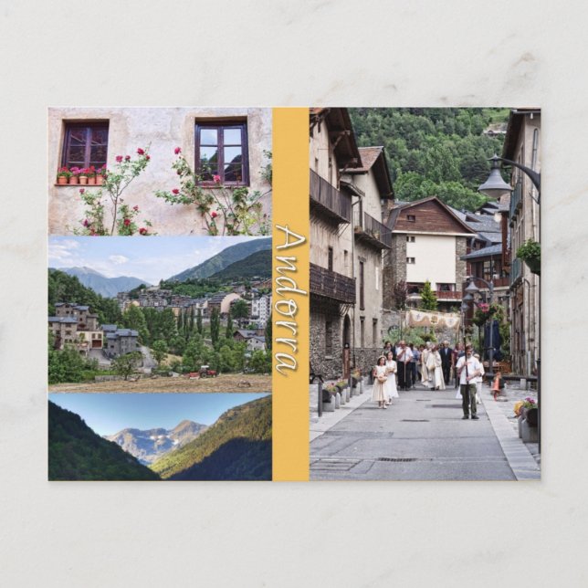 Postkarte Andorra (Vorderseite)