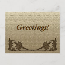 Postkarte - Angle Ironen und Linen