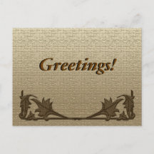 Postkarte - Angle Ironen und Linen