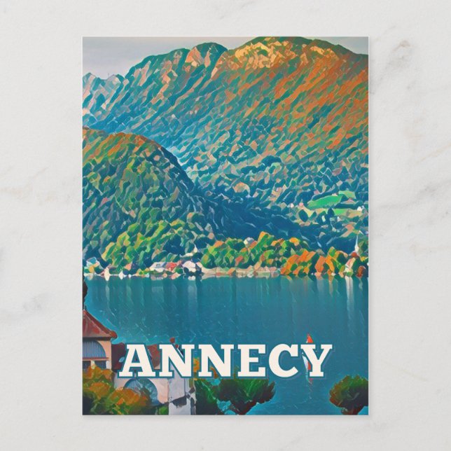Postkarte Annecy Foto Vintage (Vorderseite)