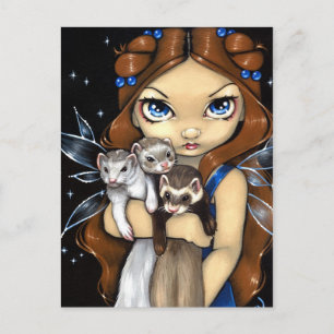 Postkarte "Armful of Ferrets"