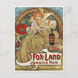 Postkarte - Art Nouveau Jamicce Rum