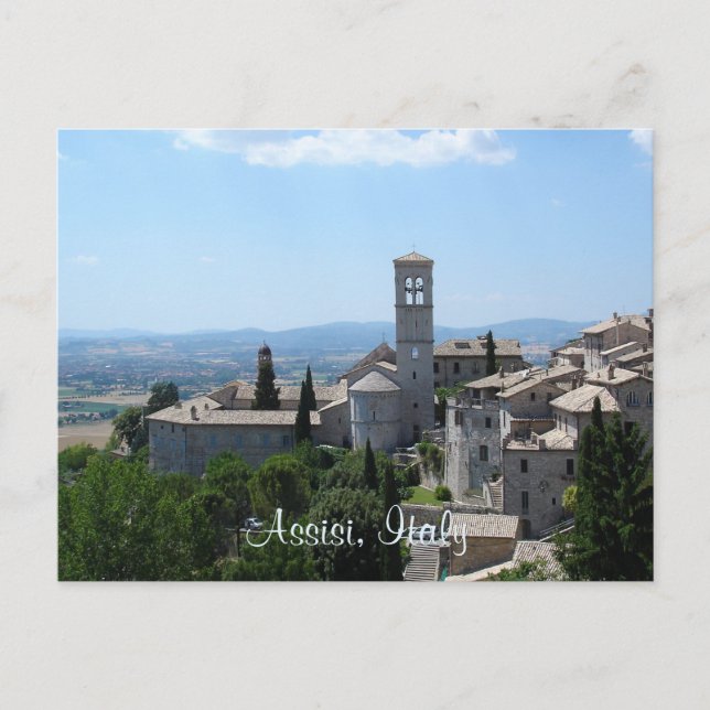 Postkarte - Assisi (Vorderseite)