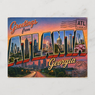 Postkarte Atlanta Georgia