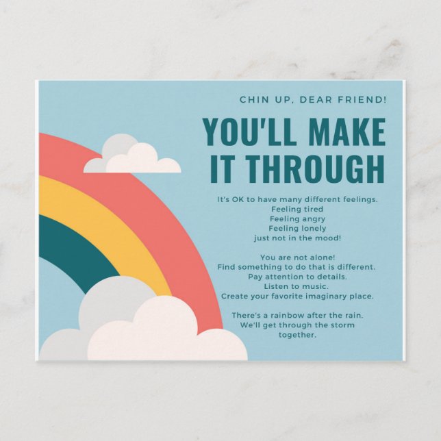 Postkarte aufklingen (Vorderseite)