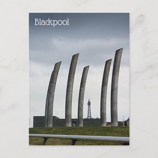 Postkarte aus Blackpool (Vorderseite)