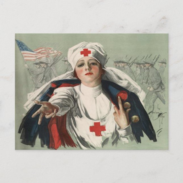 Postkarte aus dem Zweiten Weltkrieg mit amerikanis (Vorderseite)
