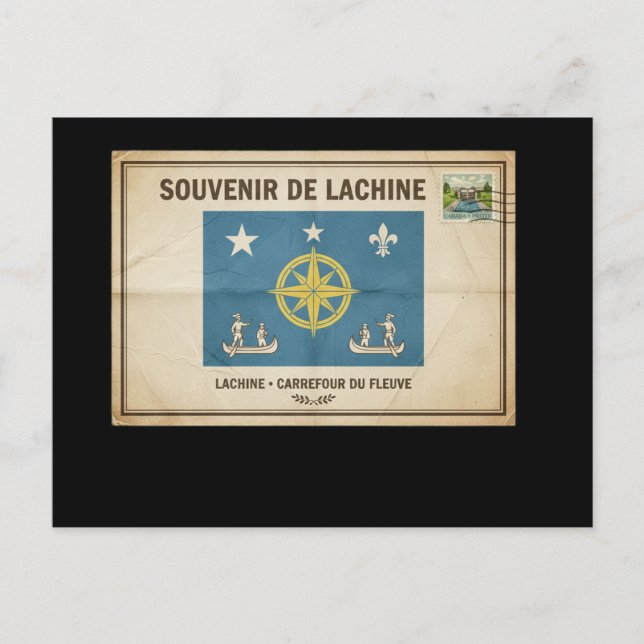 Postkarte aus Lachine (Vorderseite)