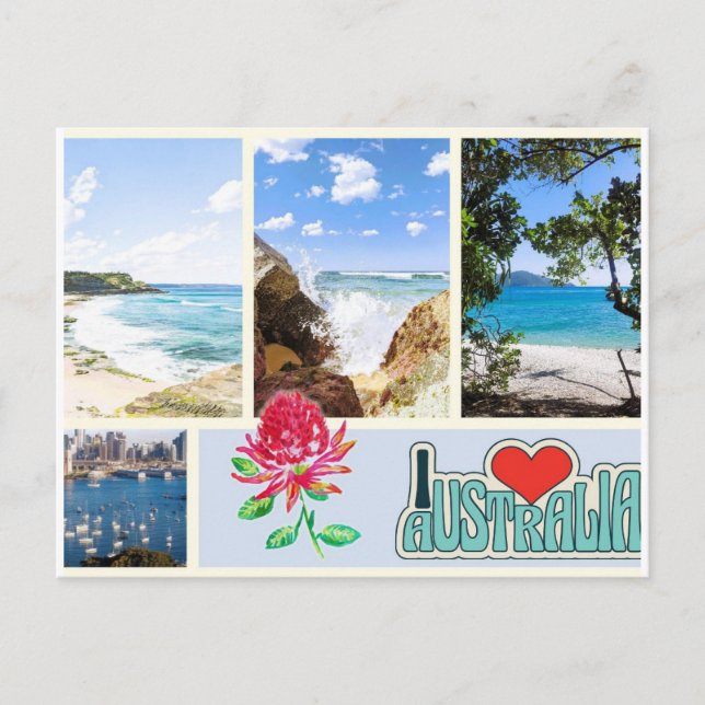 Postkarte Australien (Vorderseite)