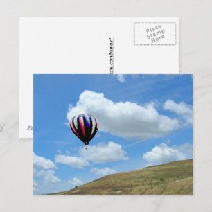 Postkarte - Ballonfahren
