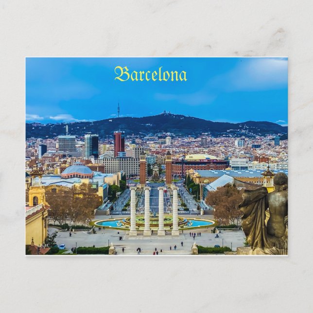 Postkarte Barcelona (Vorderseite)