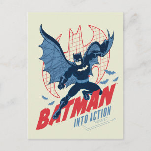 Postkarte Batman in Action