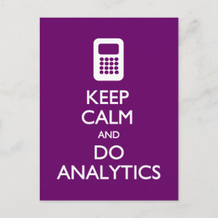 Postkarte behalt Calm Do Analytics