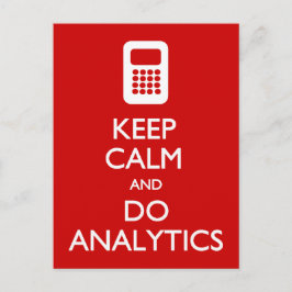 Postkarte behalt Calm Do Analytics