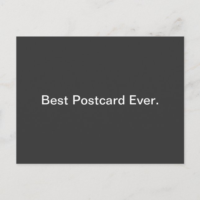 Postkarte: Beste Postkarte (Vorderseite)
