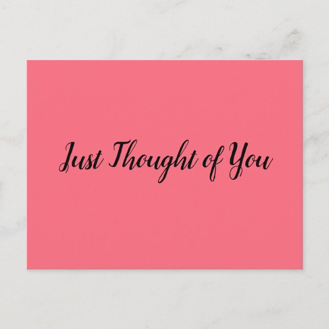 Postkarte - Bewunderung: "Respekt und warme Zustim (Vorderseite)