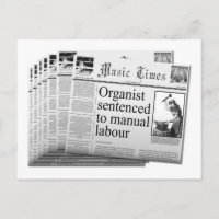 Postkarte britischer Sprache