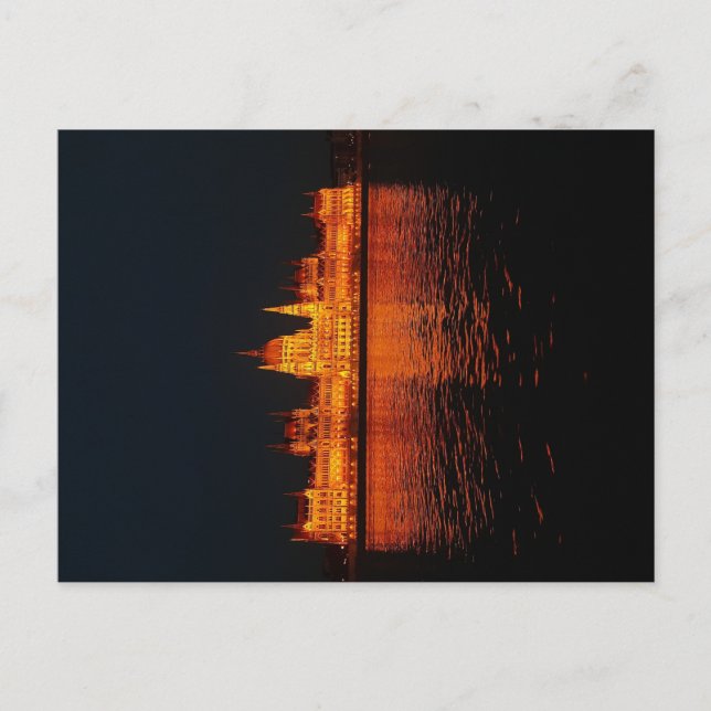Postkarte "Budapester Parlament" (Vorderseite)