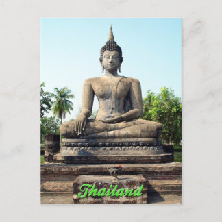 Postkarte Buddhas Sukhothai Thailand