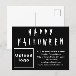 Postkarte "Business Halloween Black Holiday"