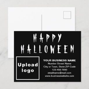 Postkarte "Business Halloween Black Holiday"